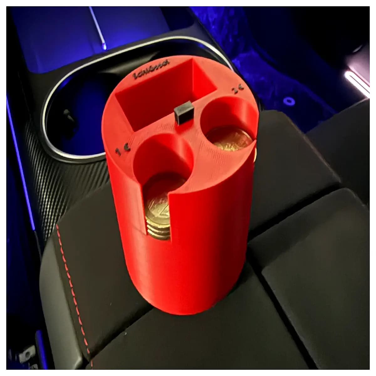 car cup holder organizer insert 5 slot storage box for bottles cups accessories console tray