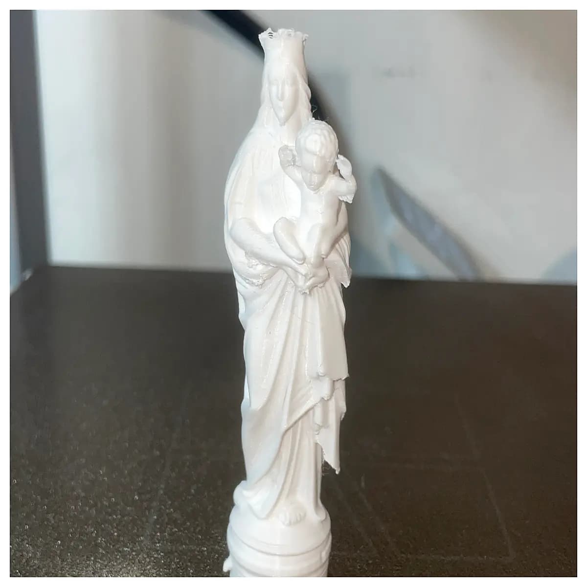 virgin of guadalupe statue religious catholic decor home altar shrine figurine faith