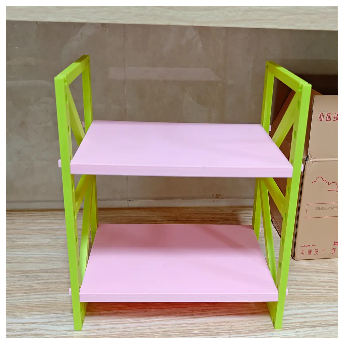 stackable storage organizer bins duty plastic shelf unit multi tier closet cabinet for home garage office space saving