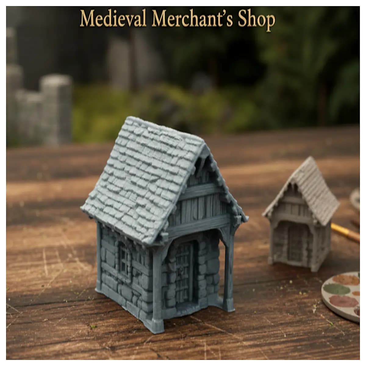 medieval merchant shop decor medieval tavern sign vintage trading post rustic store front historical market stall