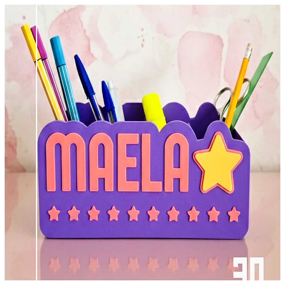 personalized name pen holder desk organizer custom engraved metal cup teacher office supplies writing storage