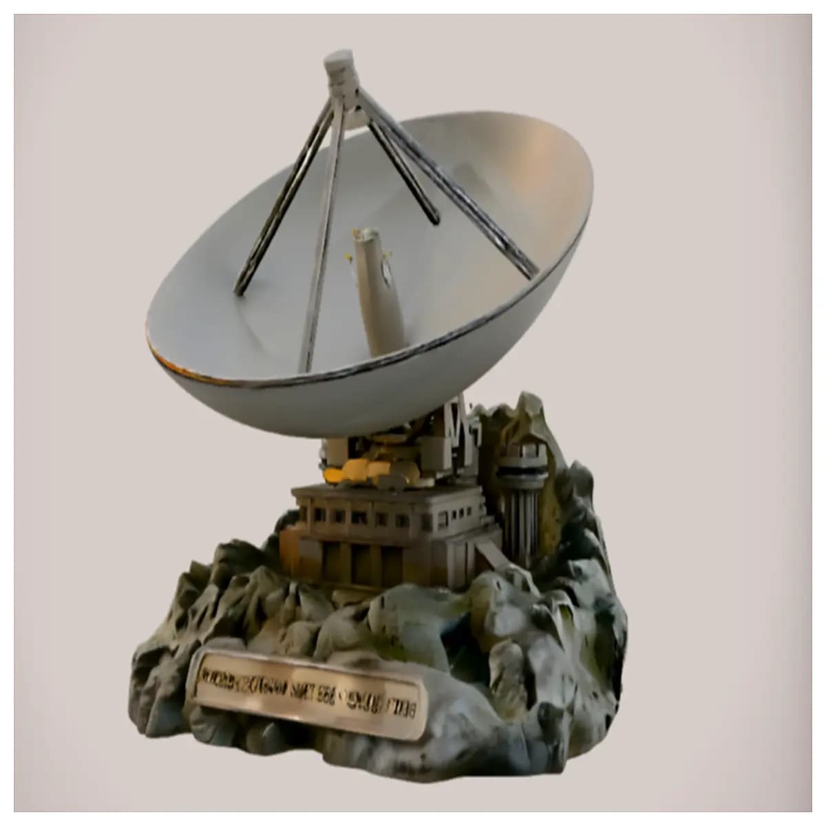 three problem red base miniature sci fi collectible desktop decoration fans