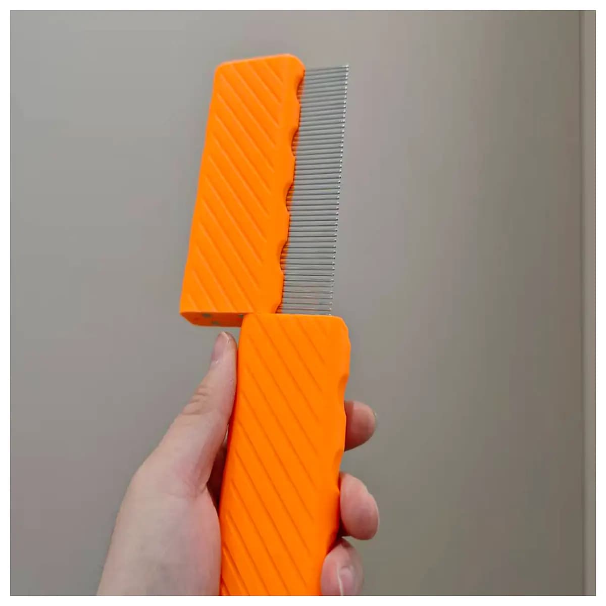 ergonomic pet grooming brush handle replacement parts non slip grip for cat dog deshedding tool accessories duty