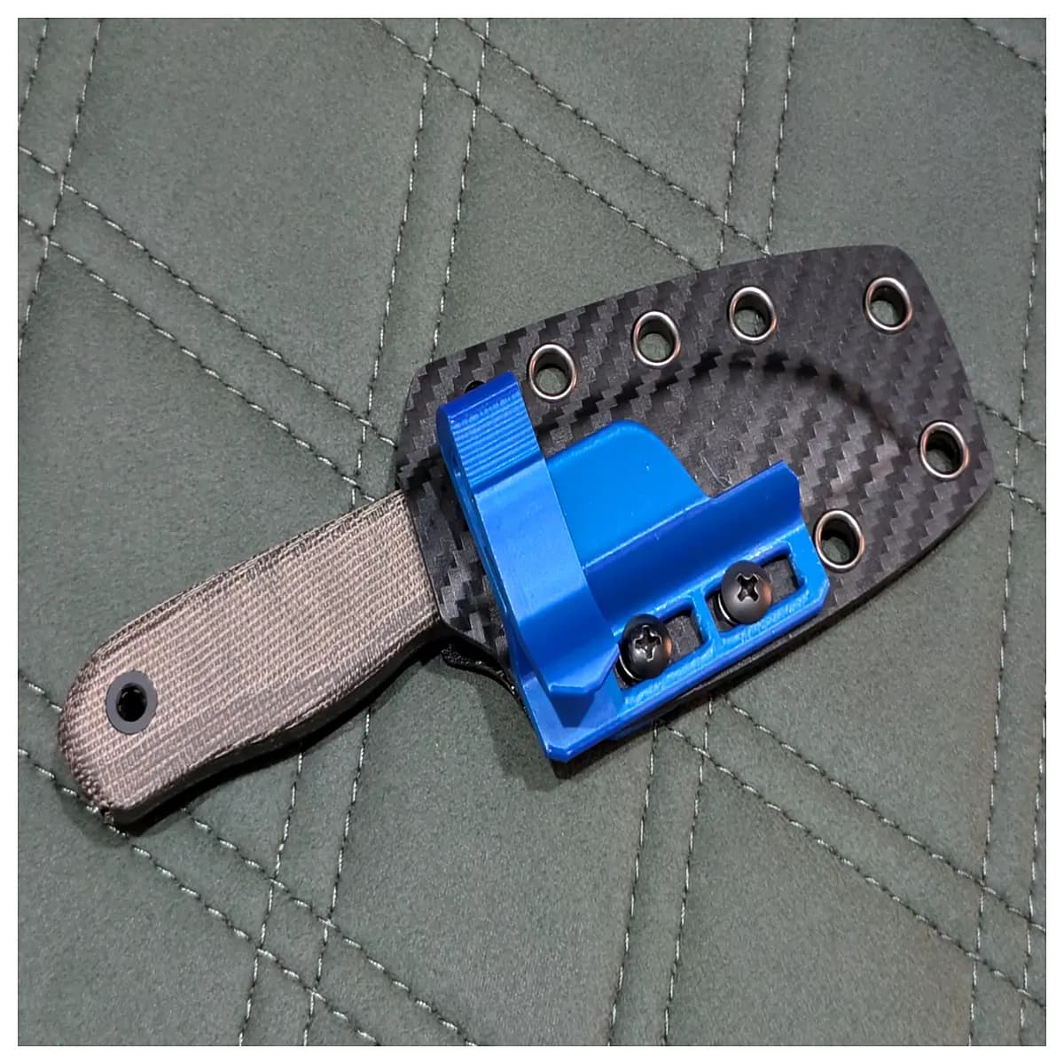 fixed blade belt clip holder for edc tactical gear outdoor survival