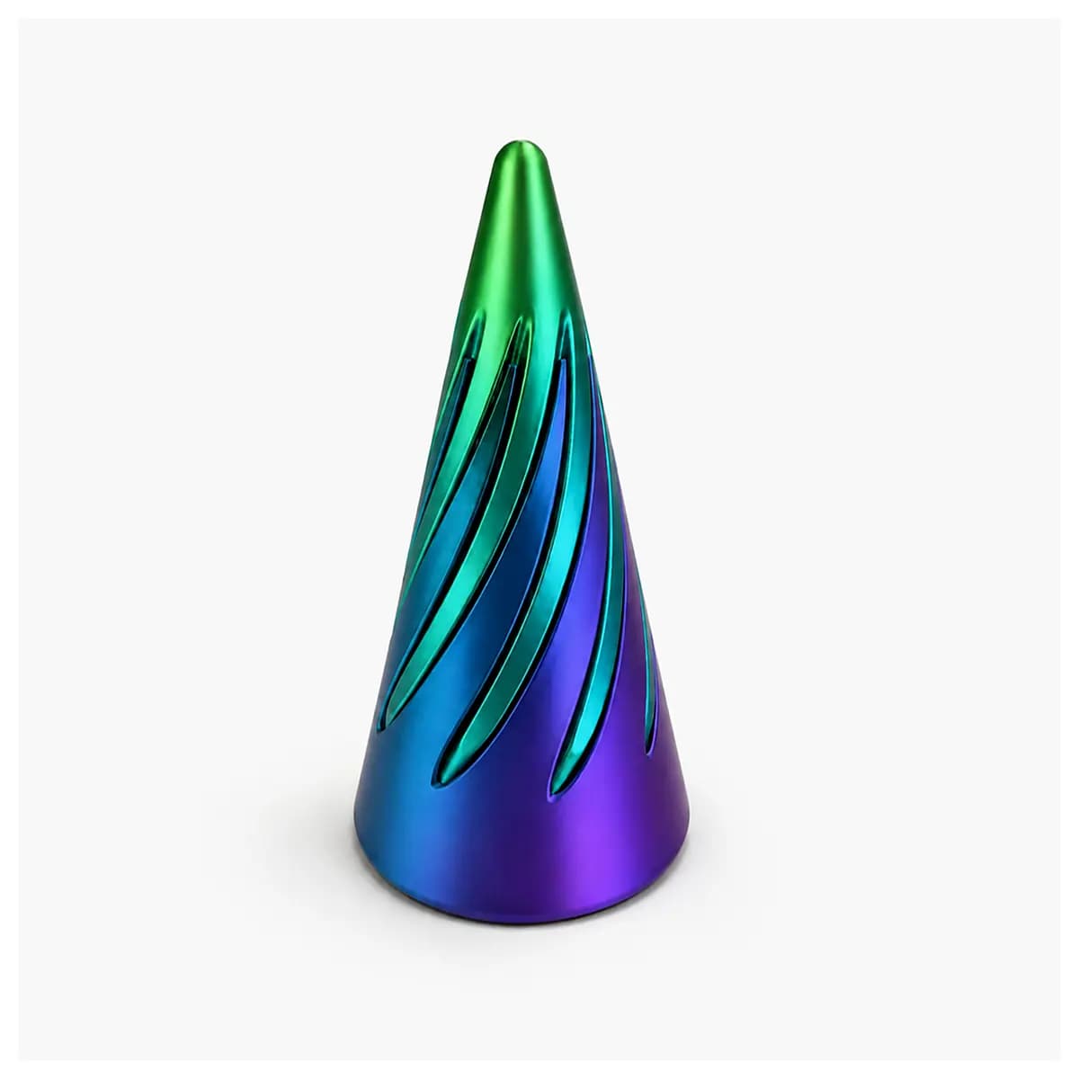 smooth spiral fidget cone anxiety relief sensory toy stress reducer for adults kids autism calming desk toy