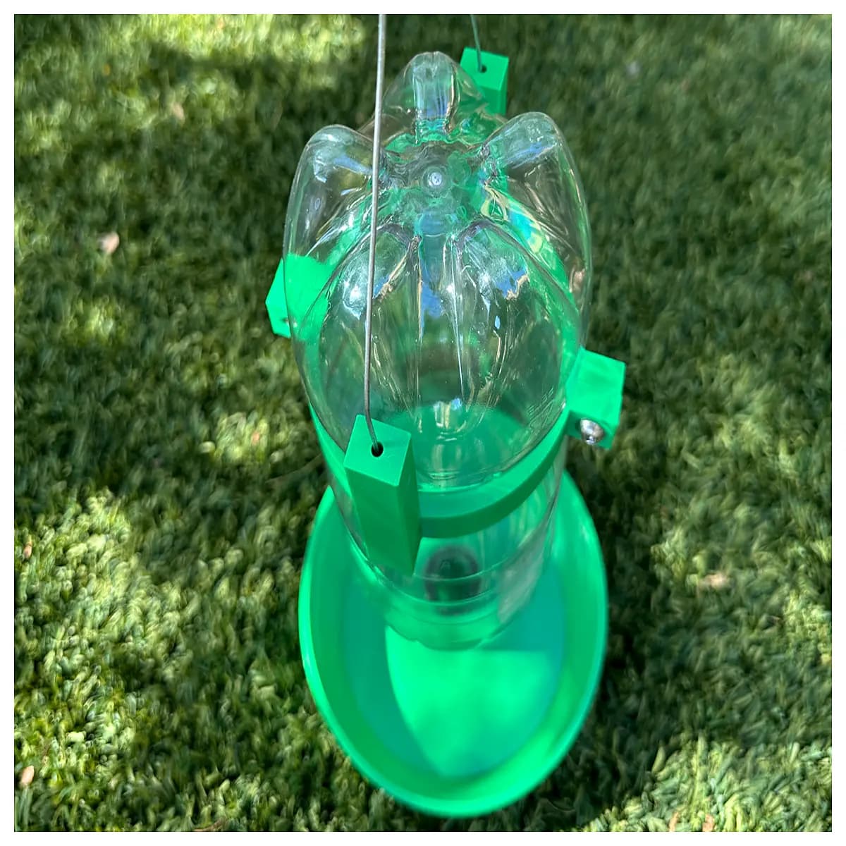 diy soda bottle bird feeder hanging bath for backyard garden wildlife sanctuary outdoor nature lover gift