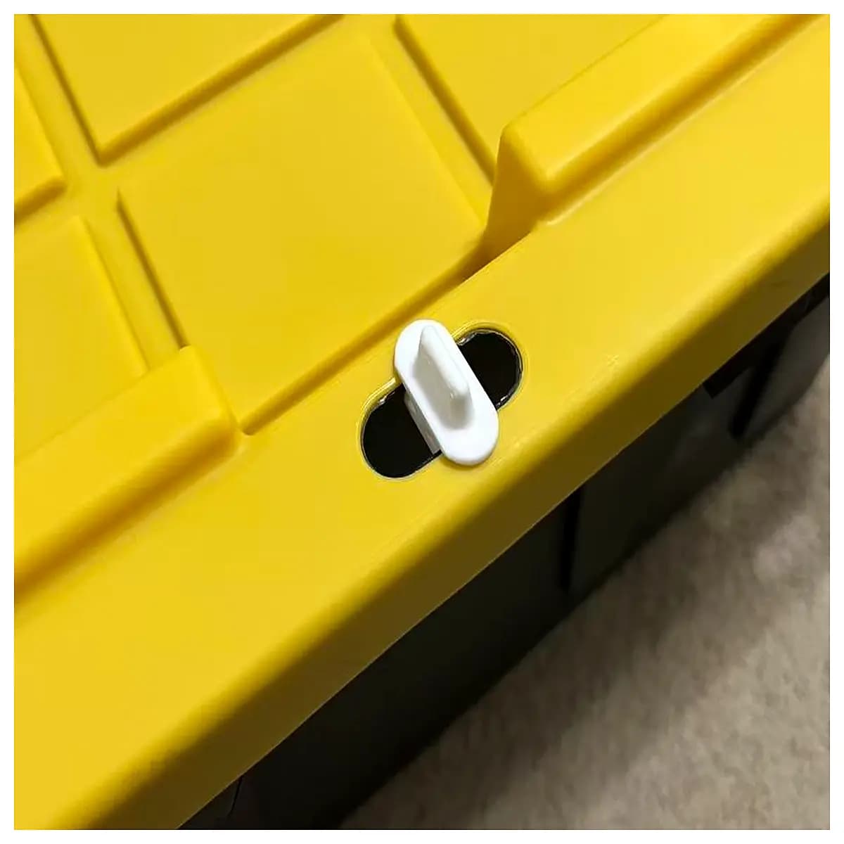 standard tight loose fit storage box lid lock replacement hardware organizer closure