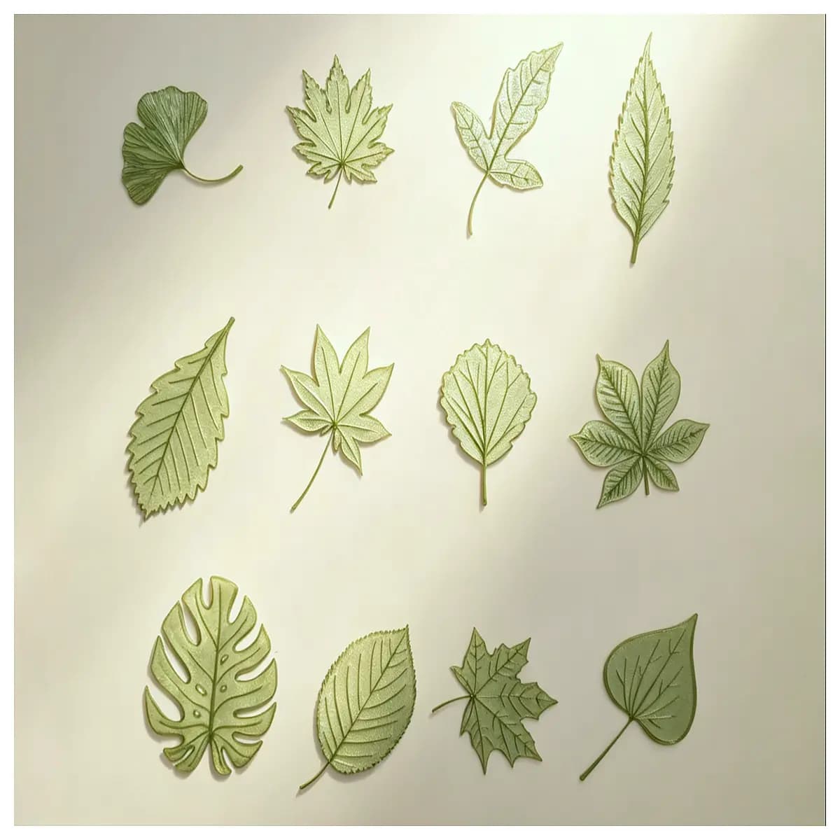 vintage organza leaf bookmark maple monstera botanical stationery gift aesthetic reading accessory nature lover
