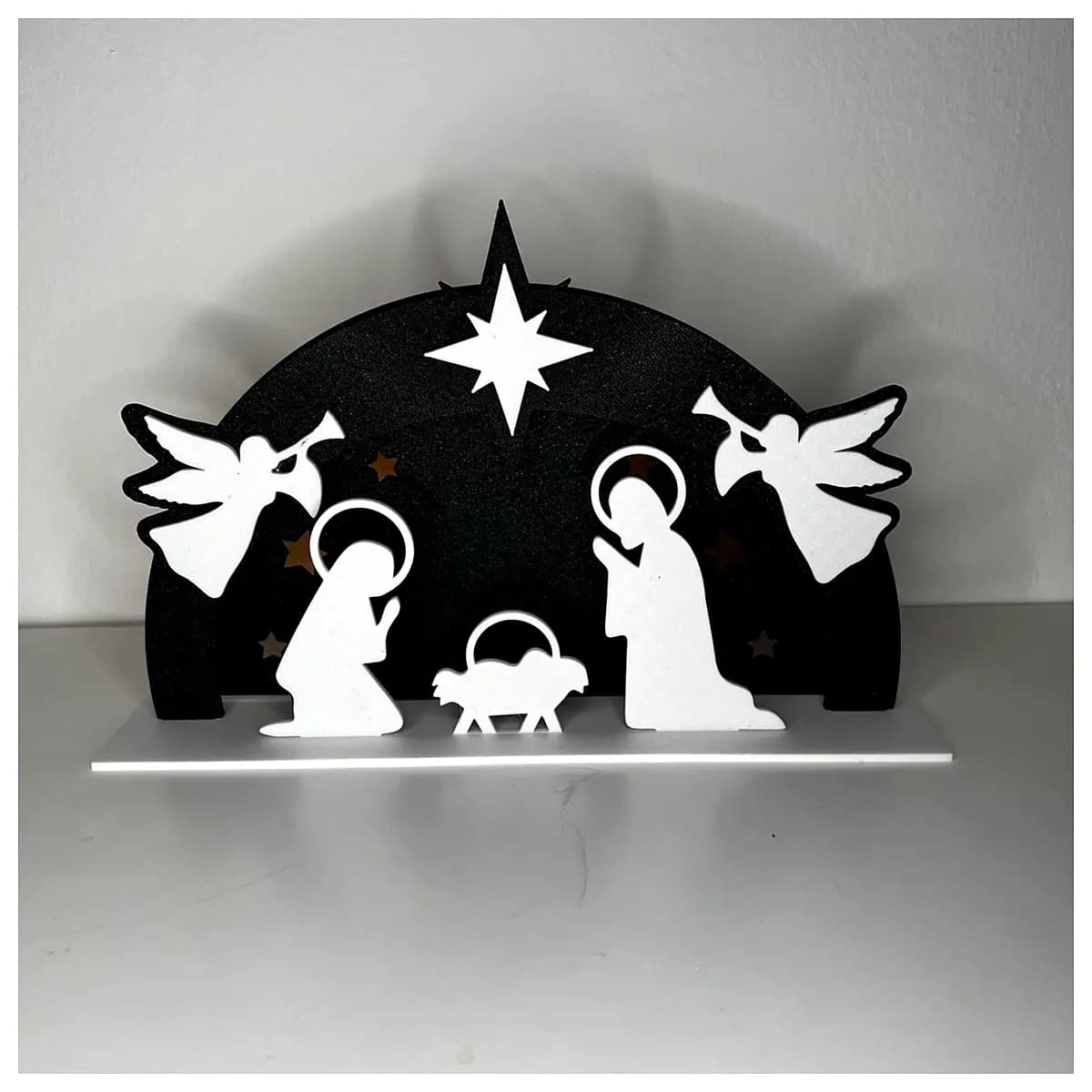 bethlehem nativity scene christmas baby jesus figurine holy family stable set holiday decor