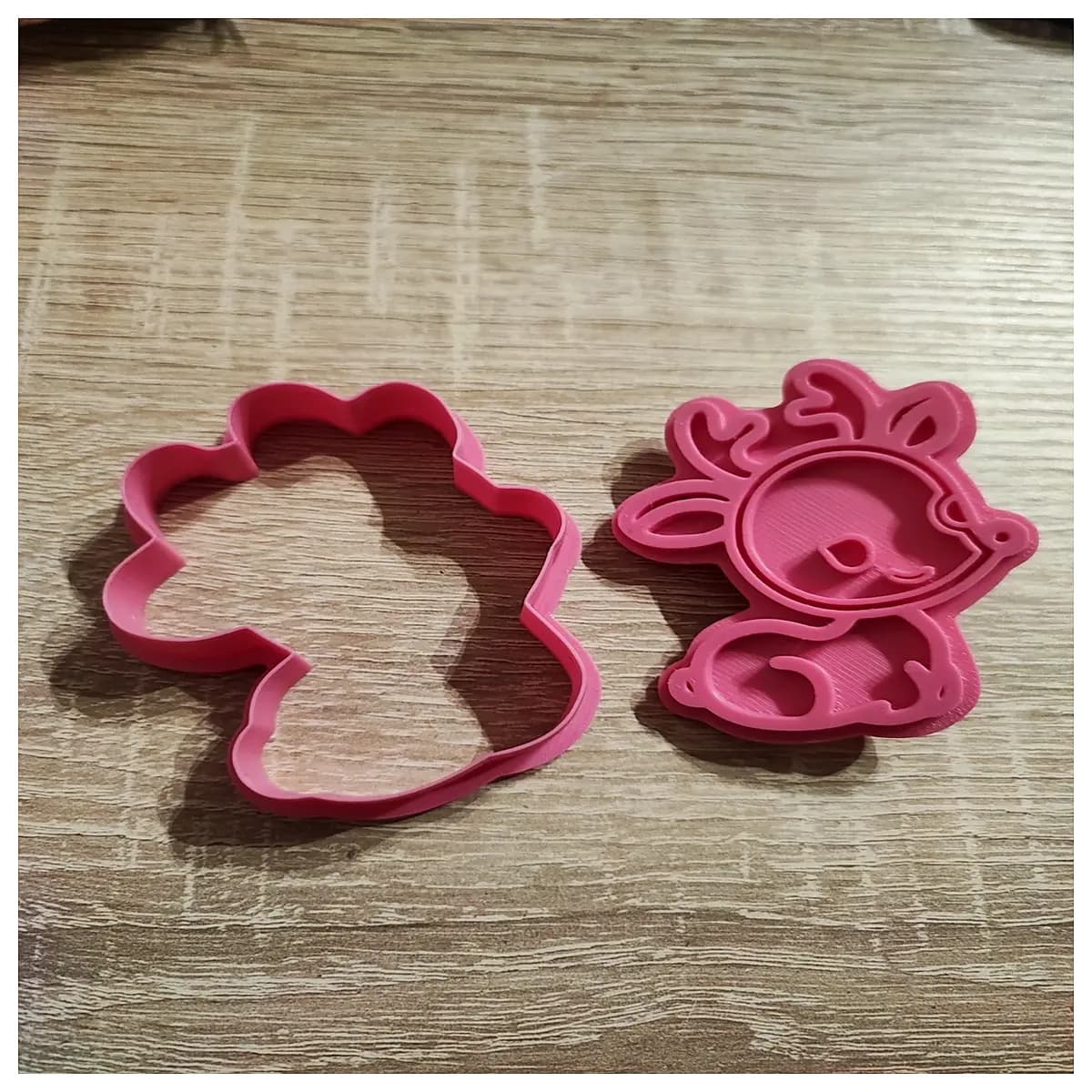 cute deer cookie cutter set stainless steel reindeer shape baking for christmas holiday baking supplies