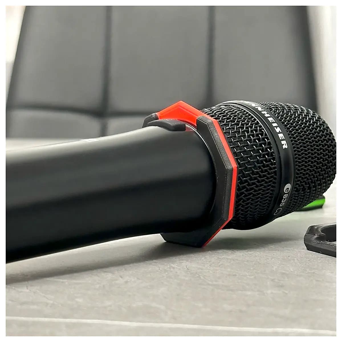 e835 mic ring anti roll safety loop cable management organizer for stage performance live sound equipment accessories