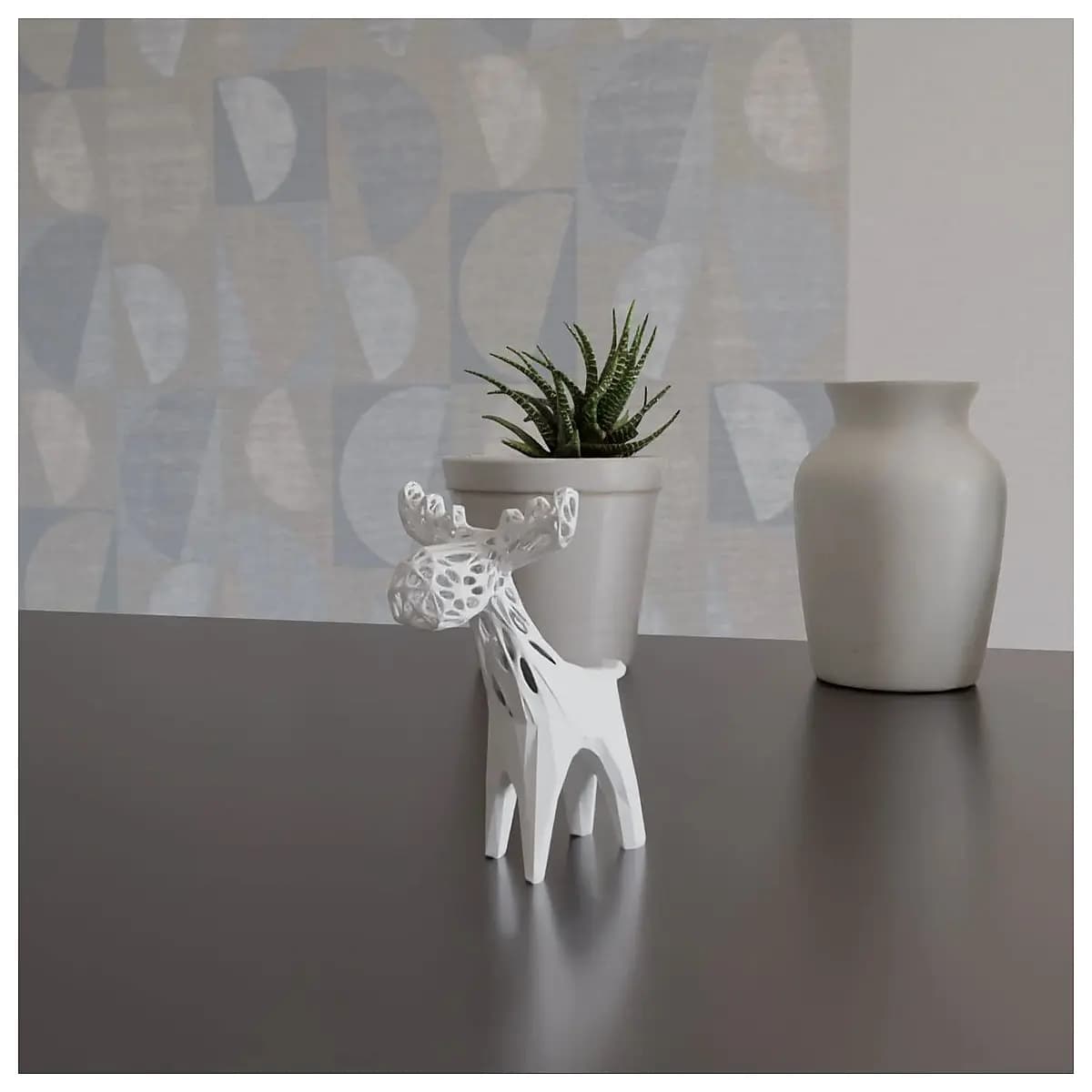 modern abstract resin art statue for living room decor minimalist home accent piece contemporary sculpture for shelf interior design element