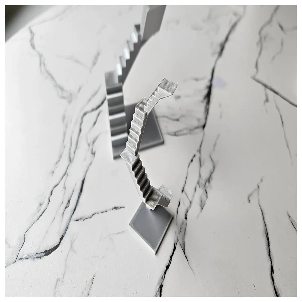 cantilever table architectural study floating staircase design concept print prototype structural testing