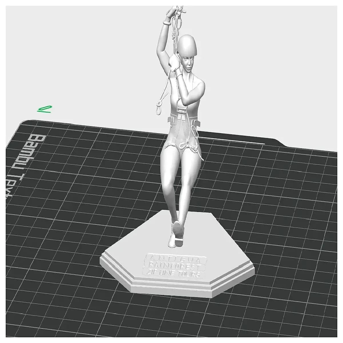 zipline winner trophy custom engraved award for adventure park staff achievement recognition gift