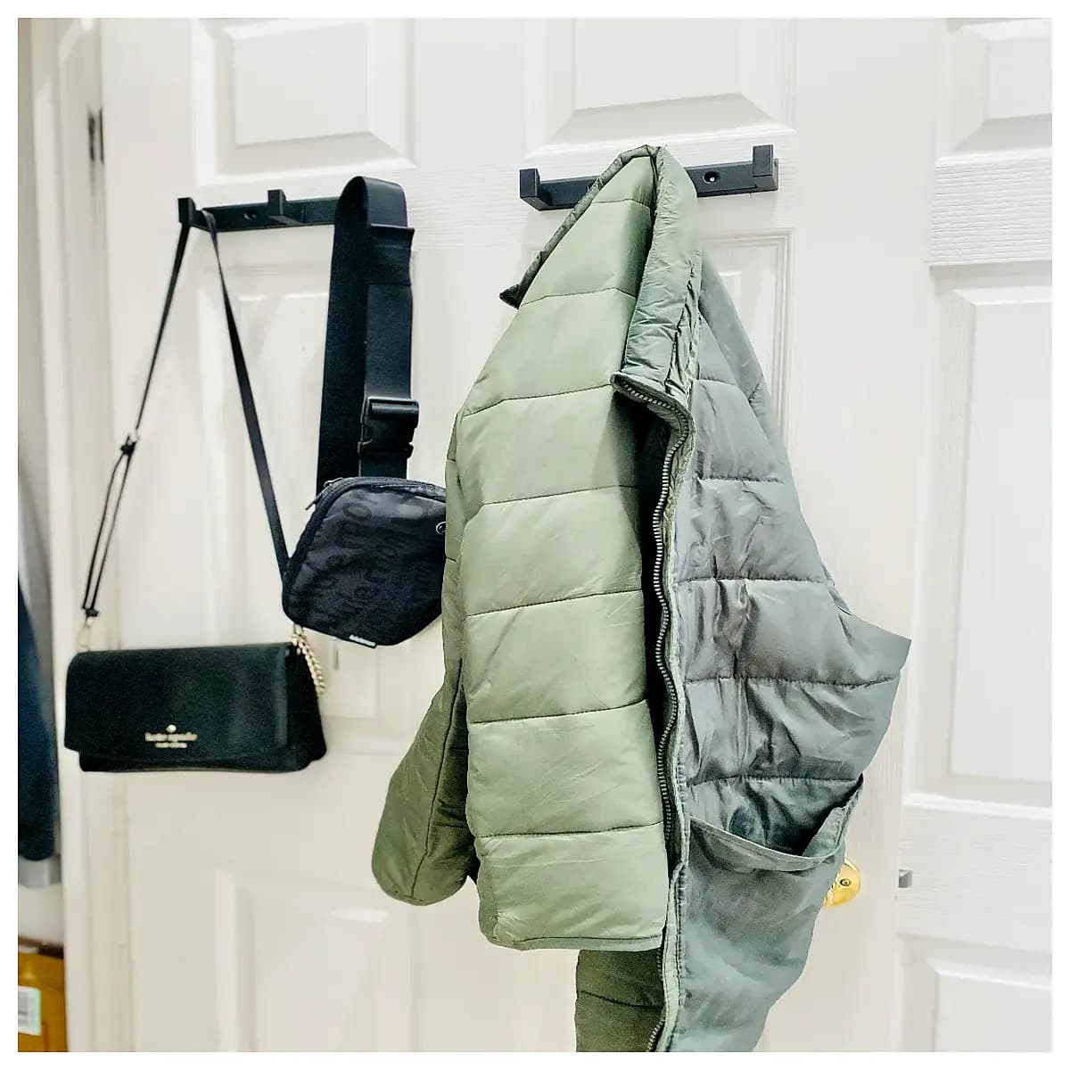 modern wall mounted coat rack entryway organizer duty door hook for hallway storage