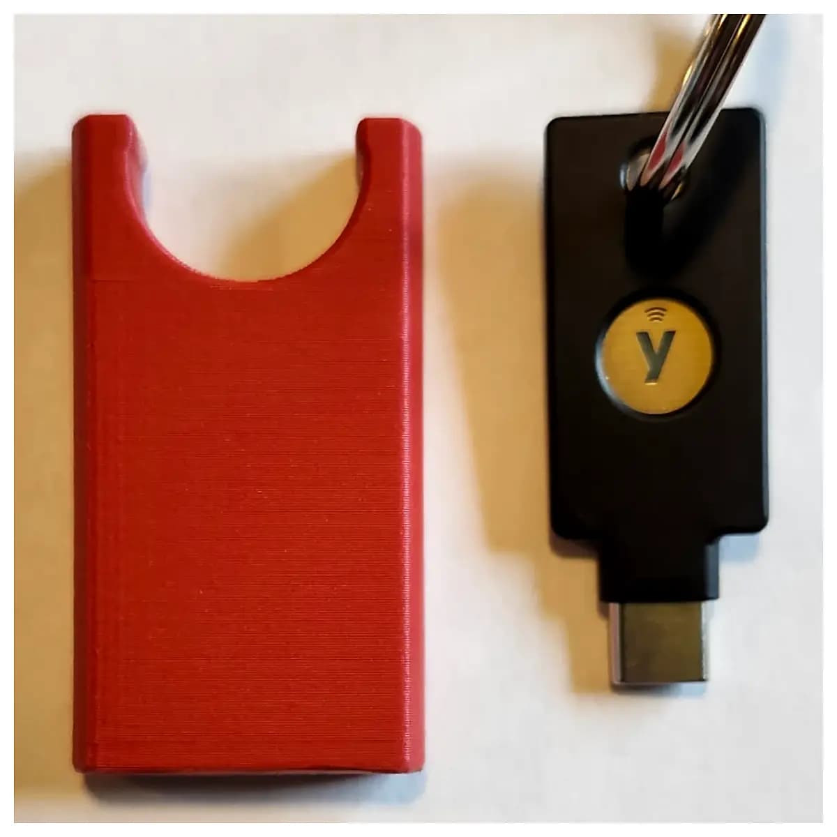 yubikey case silicone protective cover holder for security key fob anti scratch durable travel pouch
