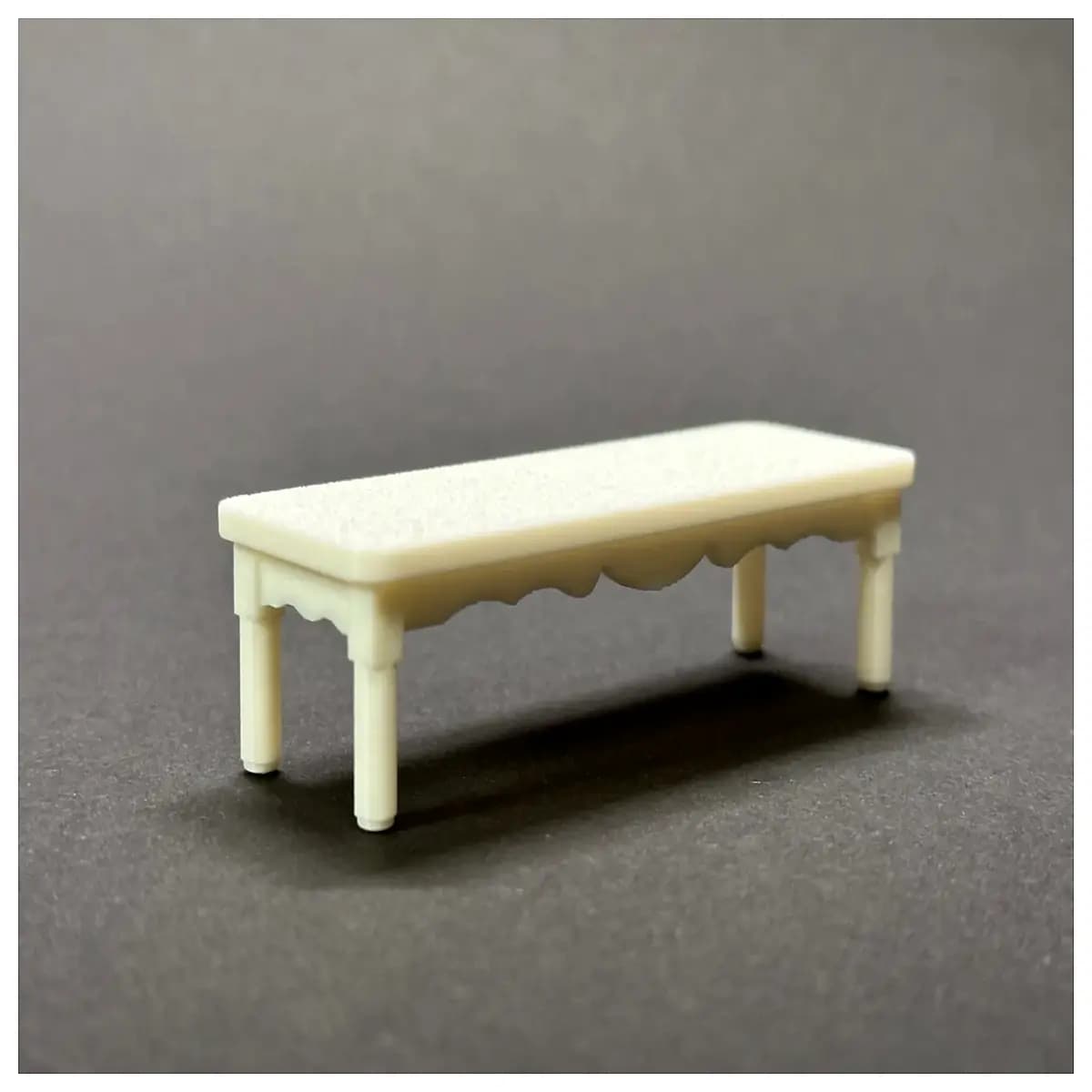miniature dollhouse furniture bench for 1 12 scale dollhouse accessories vintage style seating tiny wooden stool for decor