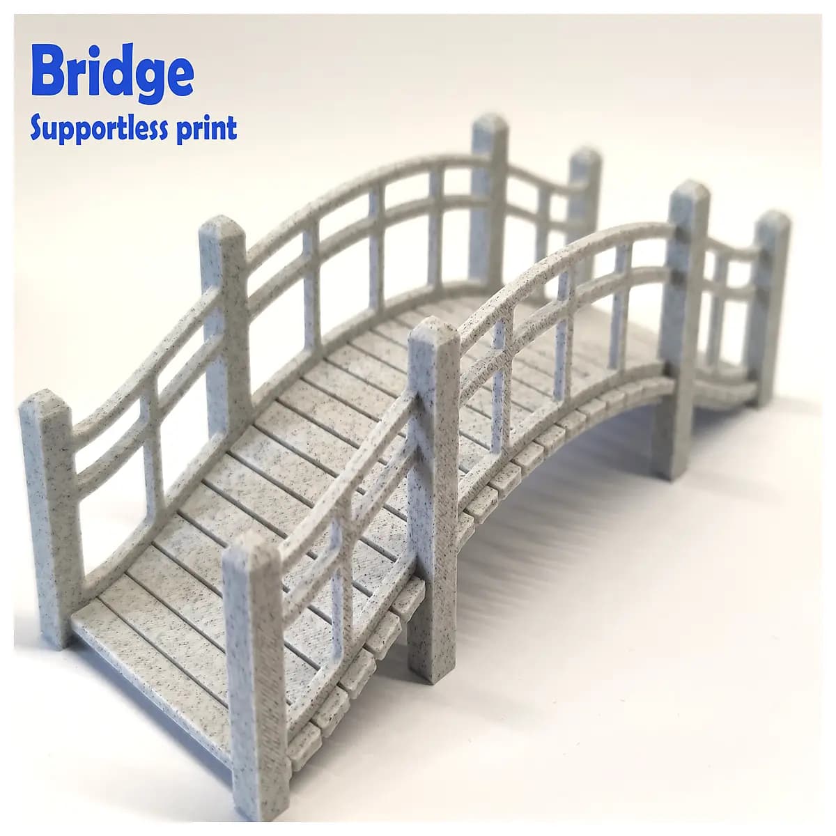 printable bridge stl file low poly architectural design easy print diy