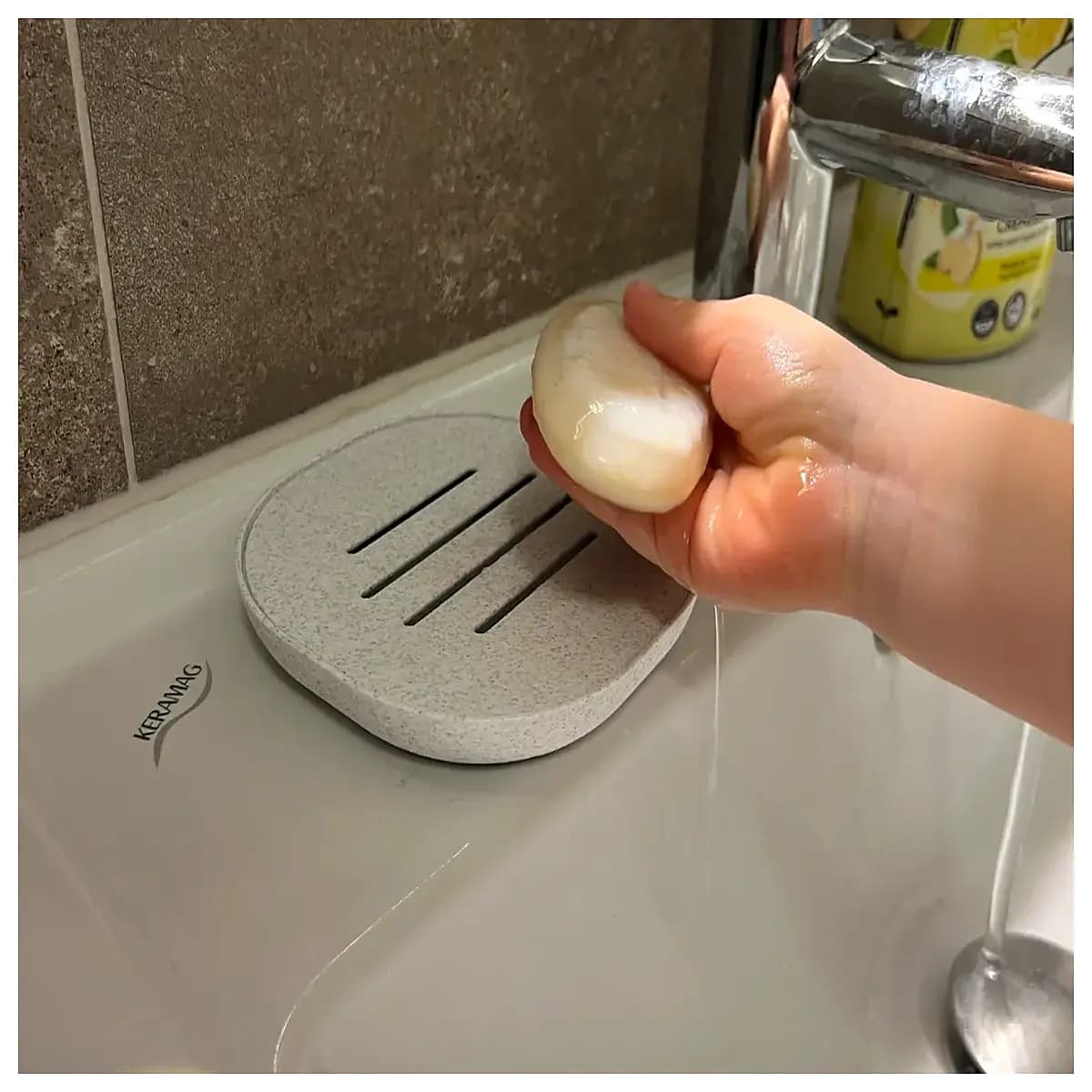 soap dish drip tray stainless steel bathroom sink counter organizer holder non slip water catcher mat