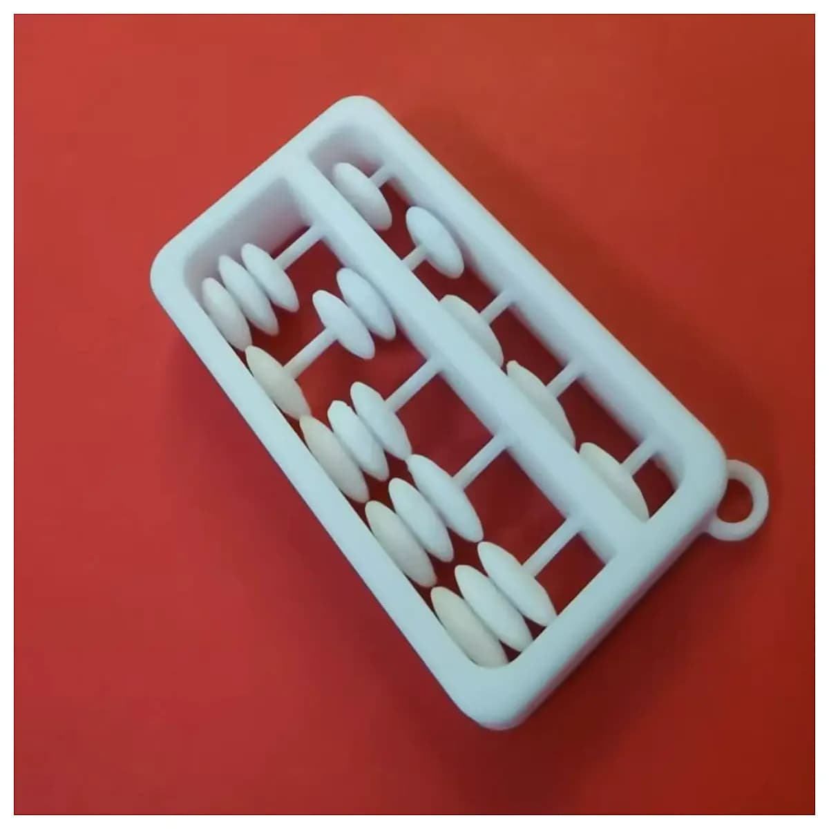 abacus keychain printed calculator charm lucky math teacher gift desk accessory