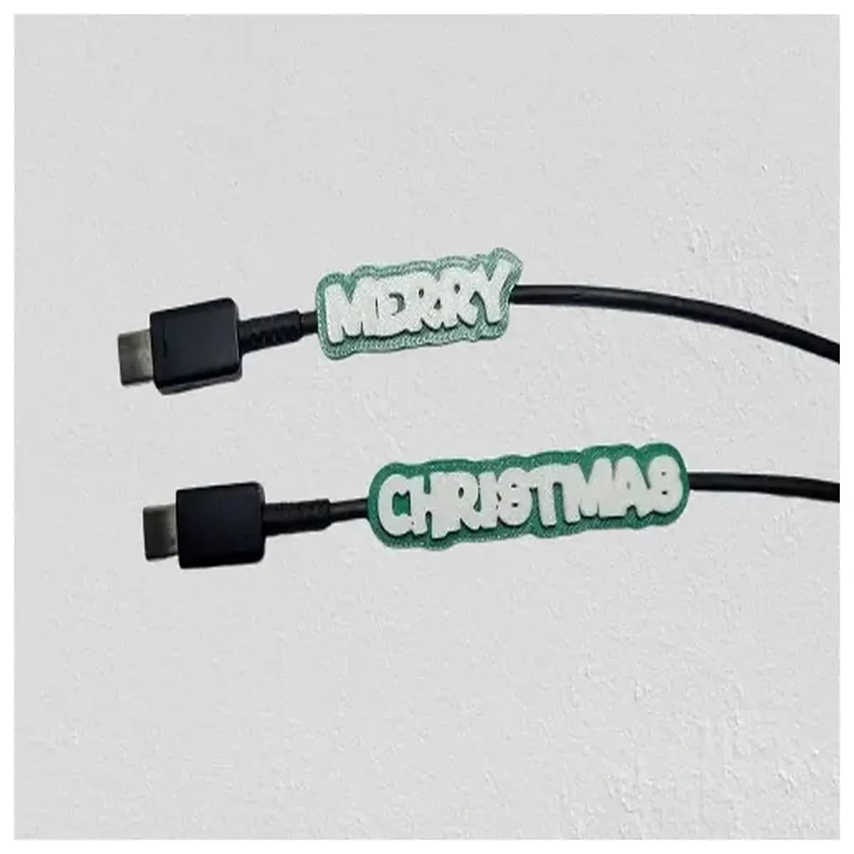 christmas themed cable clips organizer holiday decor wire management festive cord holder for tv and desk