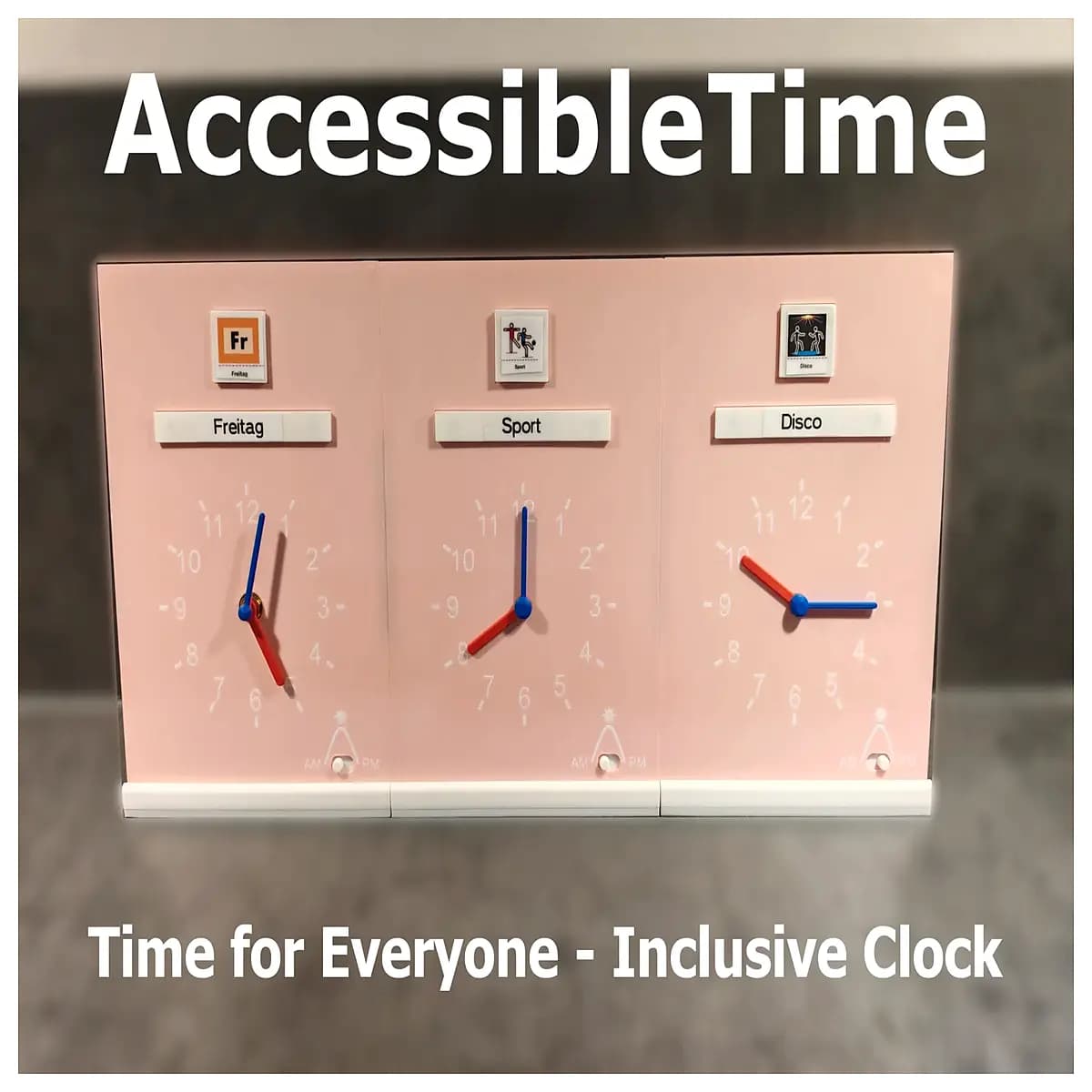 accessible smart watch for visually impaired elderly senior safety emergency call gps tracking waterproof hearing aid features inclusive design