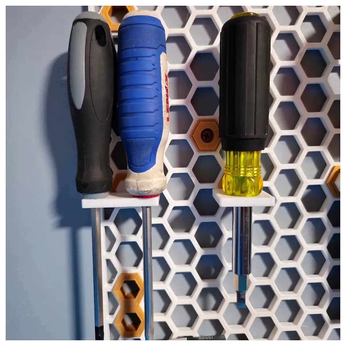 hsw screwdriver holder magnetic wall mount organizer rack storage tool box accessory duty industrial grade