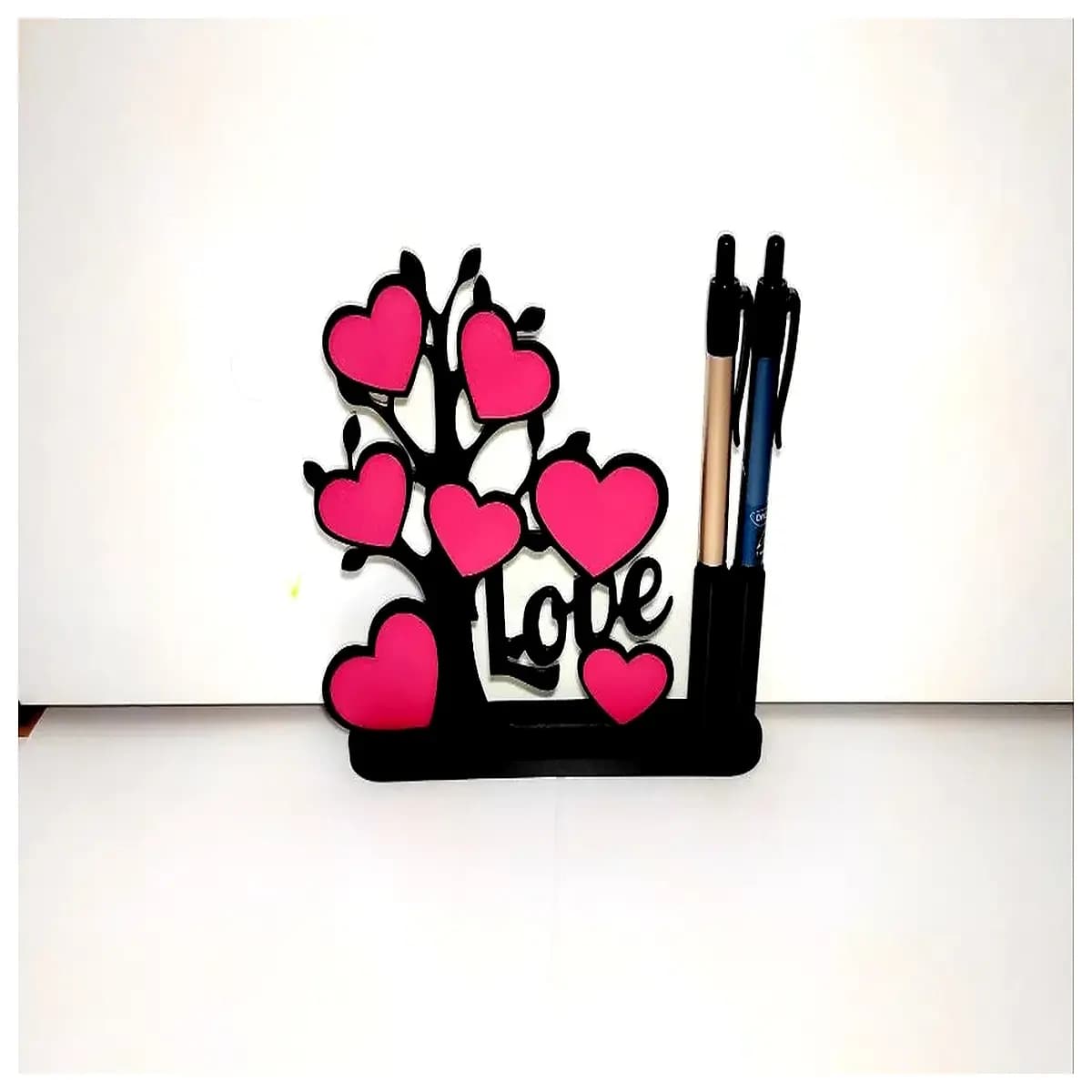 shaped tree desk organizer valentines day her office cute stationery holder romantic present for girlfriend