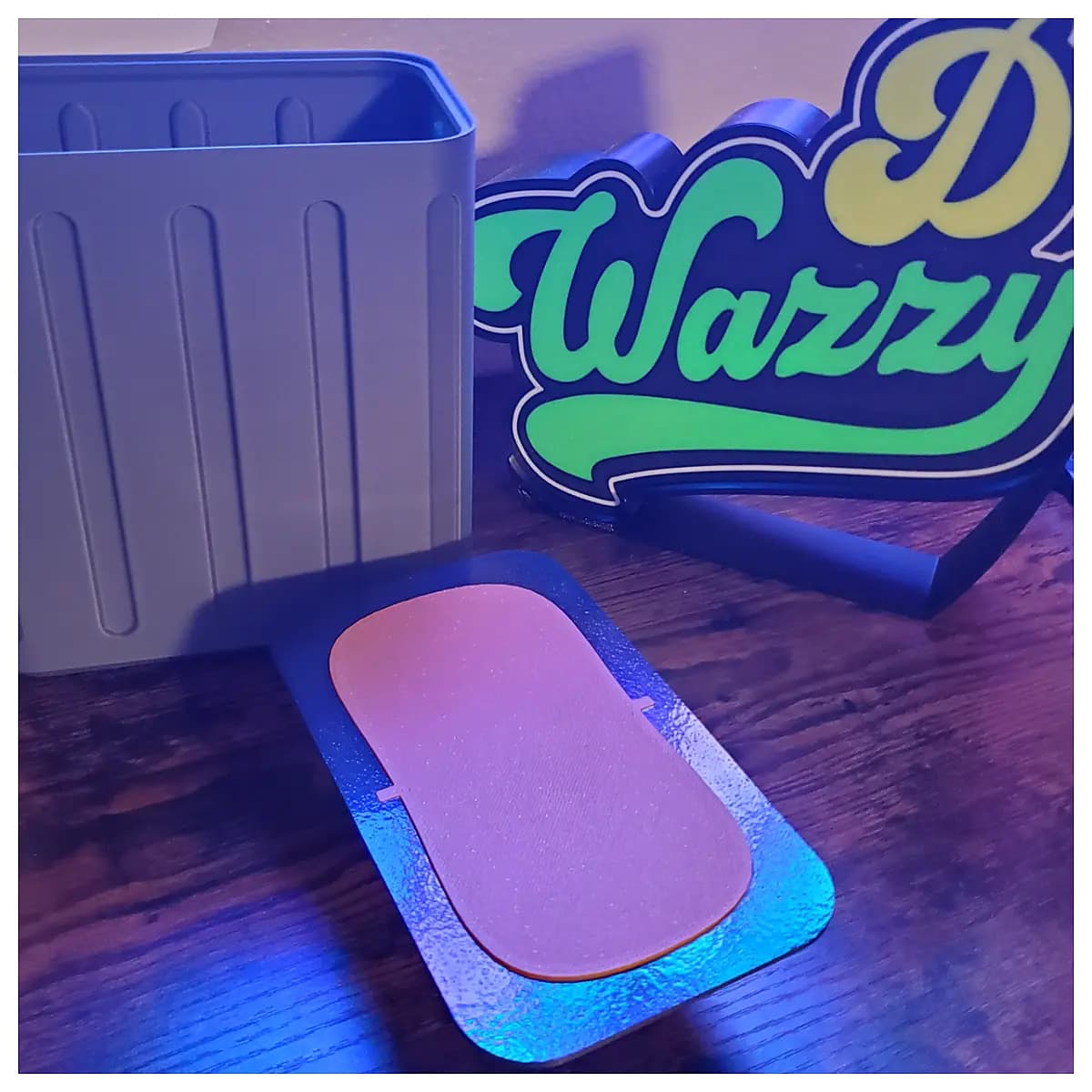 rectangular trash can lid replacement snap on cover for home kitchen bathroom waste bin opener
