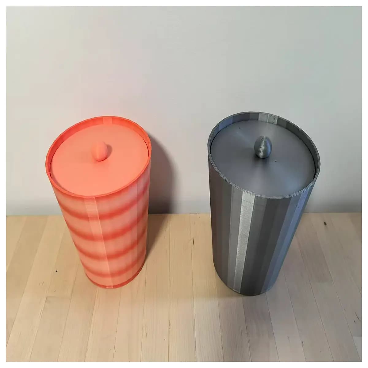 small footprint kitchen trash can with lid for countertop food waste recycling compact bin for small apartments