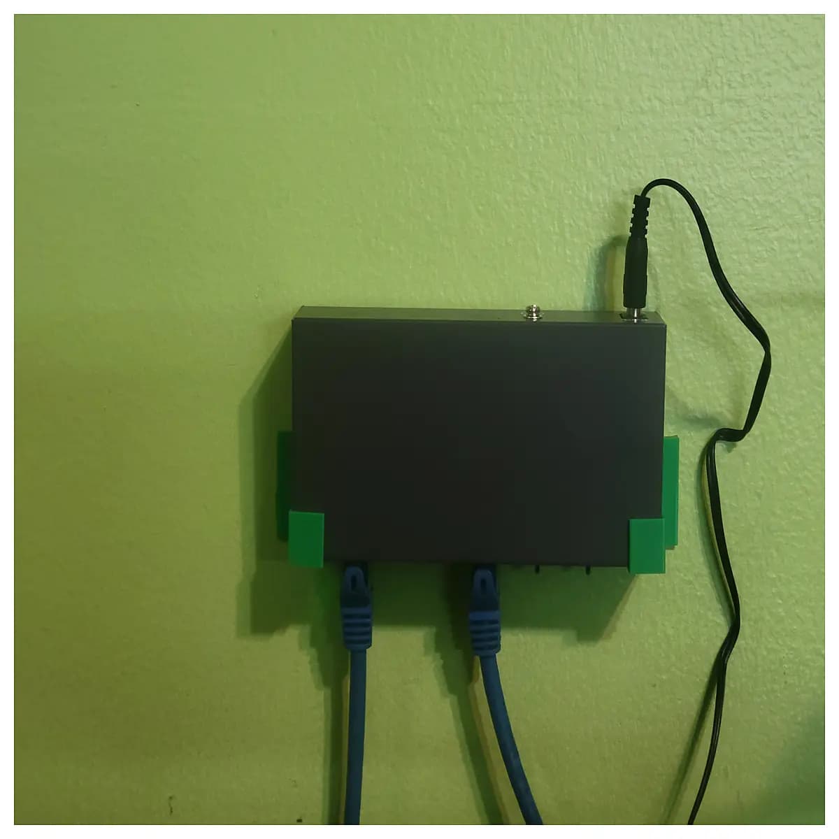network switch wall mount bracket rack duty industrial grade ethernet hub organizer cable management
