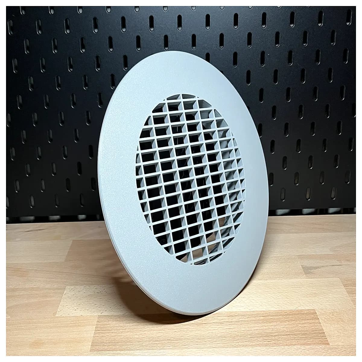160mm round ventilation grille epp foam cover with locking tabs for hvac ducts and air outlets