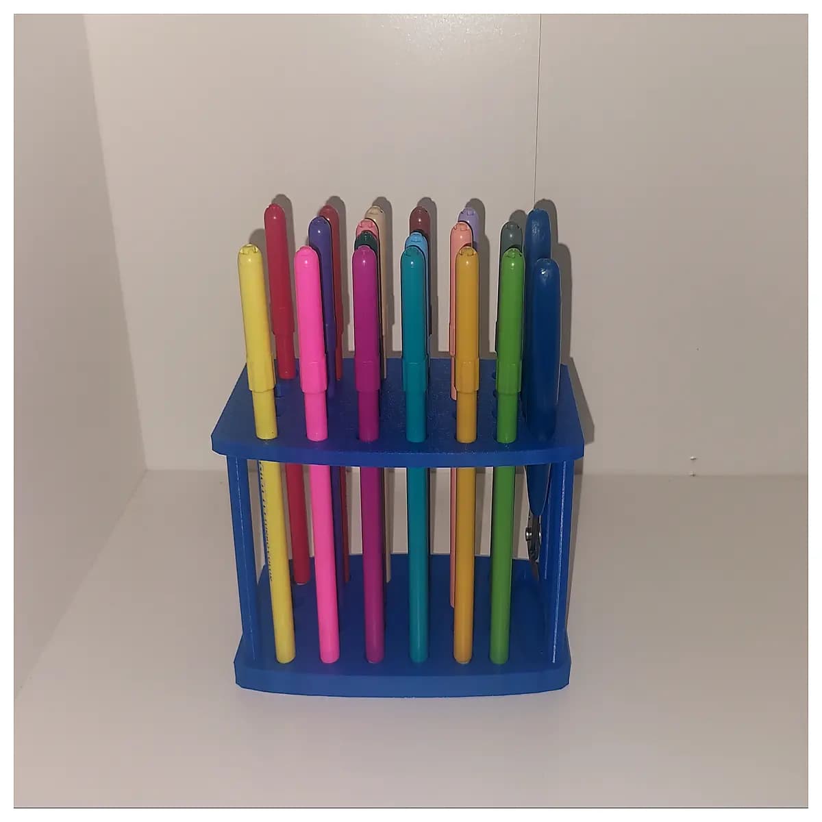 wooden pencil holder desk organizer for pens brushes art supplies storage container office school supplies