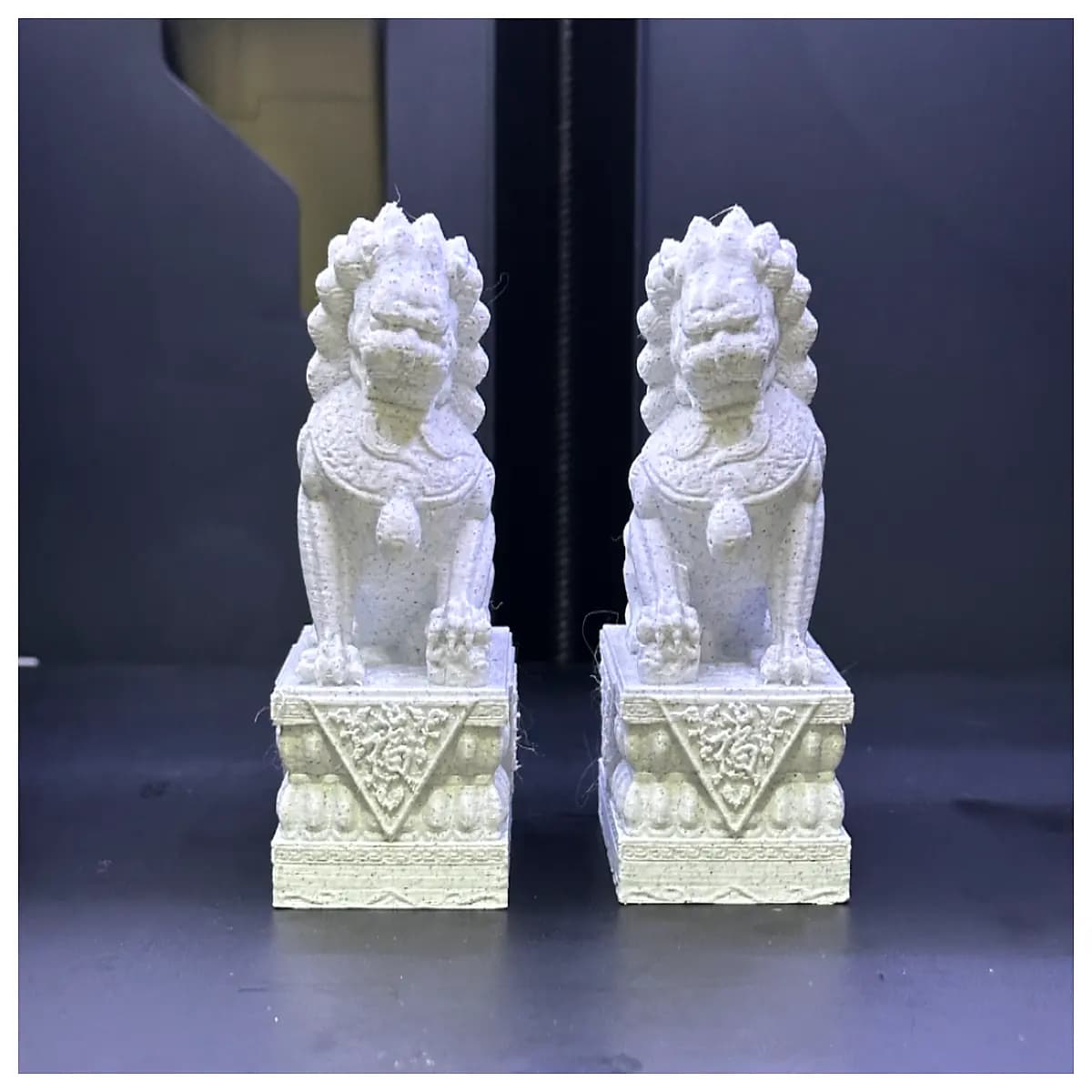 feng shui lion statues pair for home protection lucky wealth attracting stone lions big size 16h