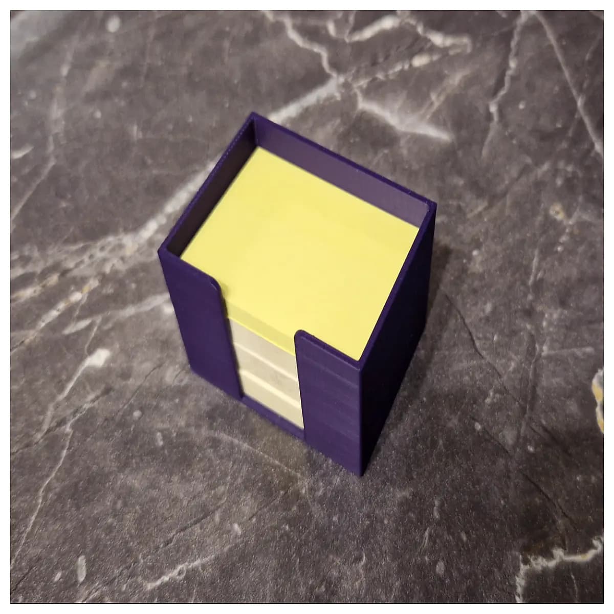 sticky notes dispenser box desktop organizer refillable memo pad holder for office school supplies