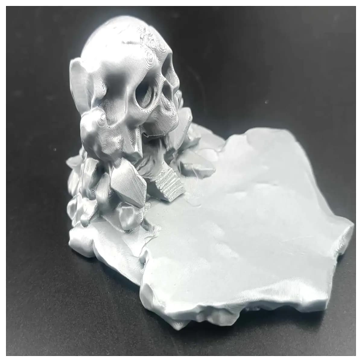 dungeons and dragons miniatures terrain skull cave entrance v2 diorama prop wargaming battle mat accessory