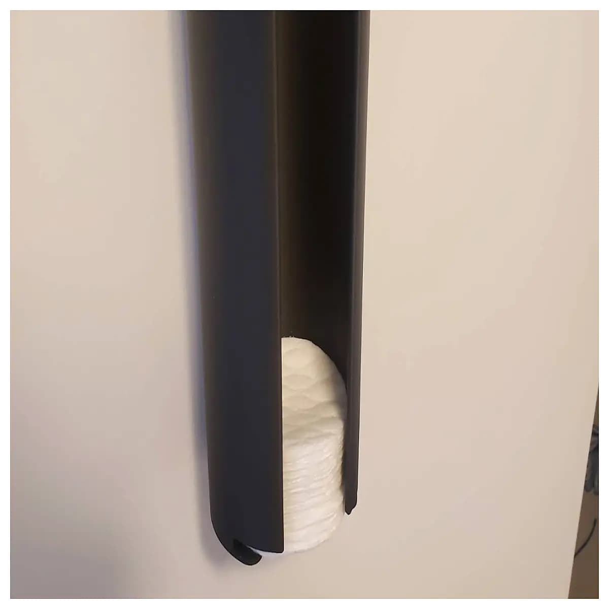 baby cotton pad dispenser wall mounted refillable holder for wipes and gauze sterile container for nursery organization