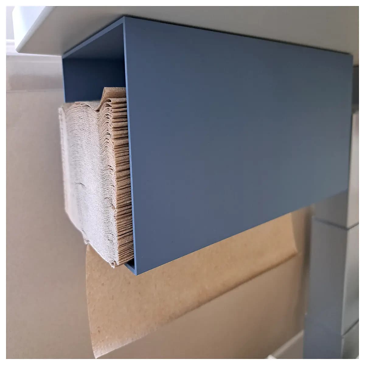 wall mounted tissue holder bathroom organizer waterproof paper towel dispenser rack for home office kitchen storage