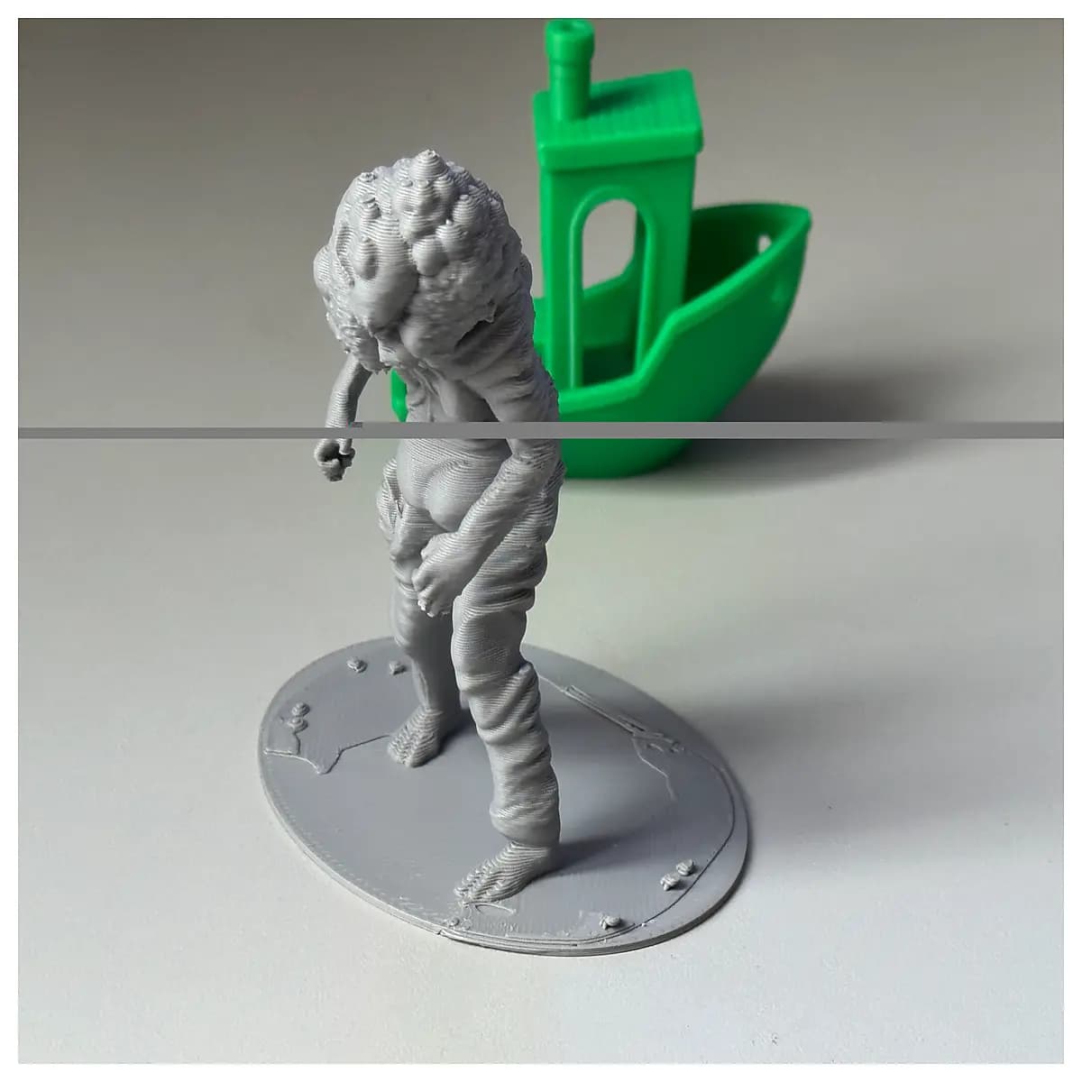 infected bloater figurine collectible statue print resin gaming decor piece