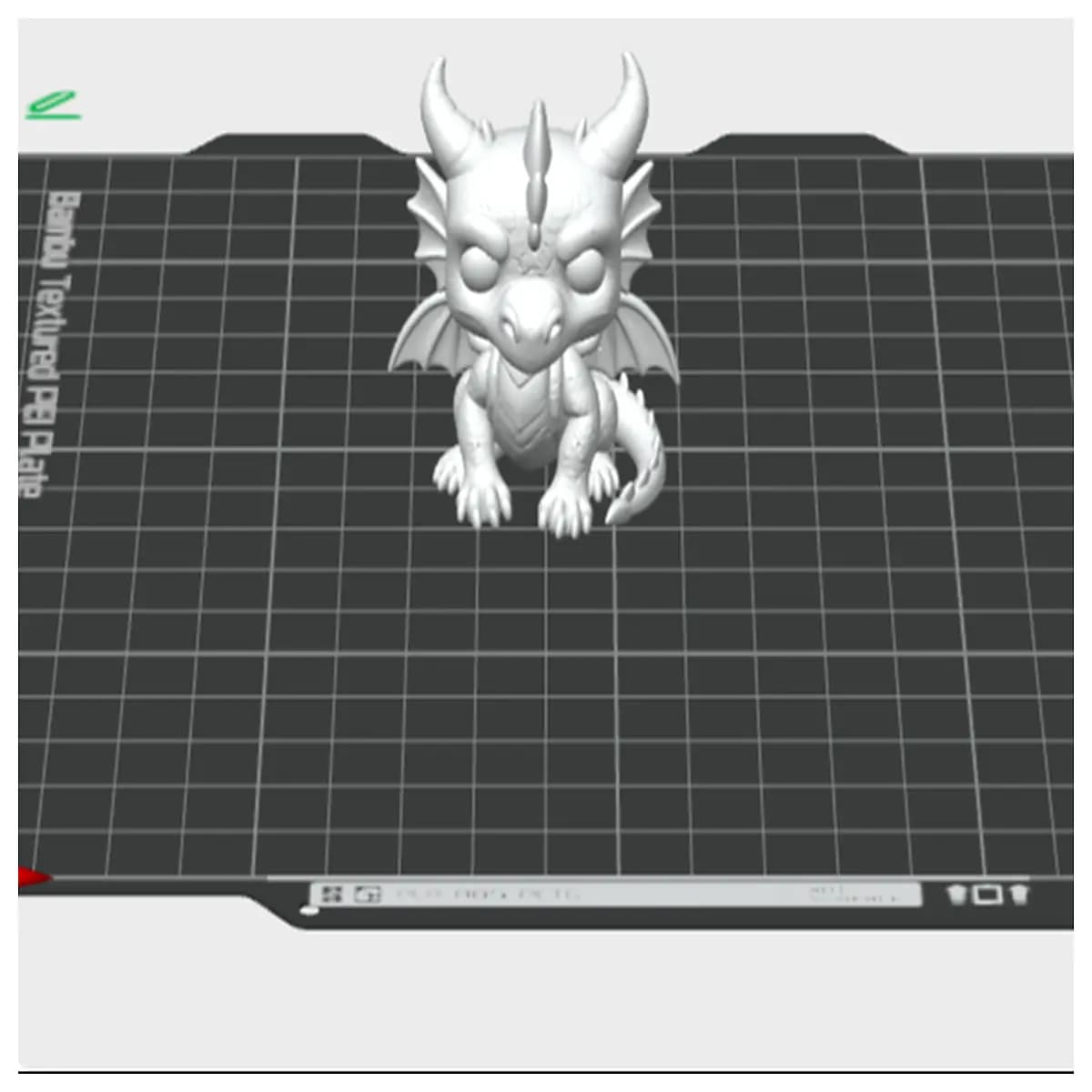 mini dragon statue black flame edition collectible figurine desktop decor fantasy creature art piece gamers
