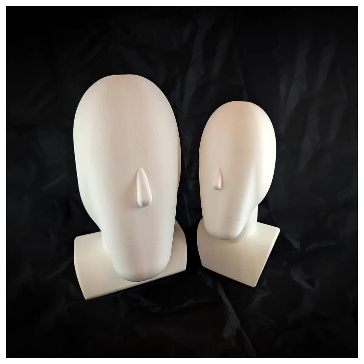 universal head mannequin adjustable gender neutral salon training dummy for wigs styling tools