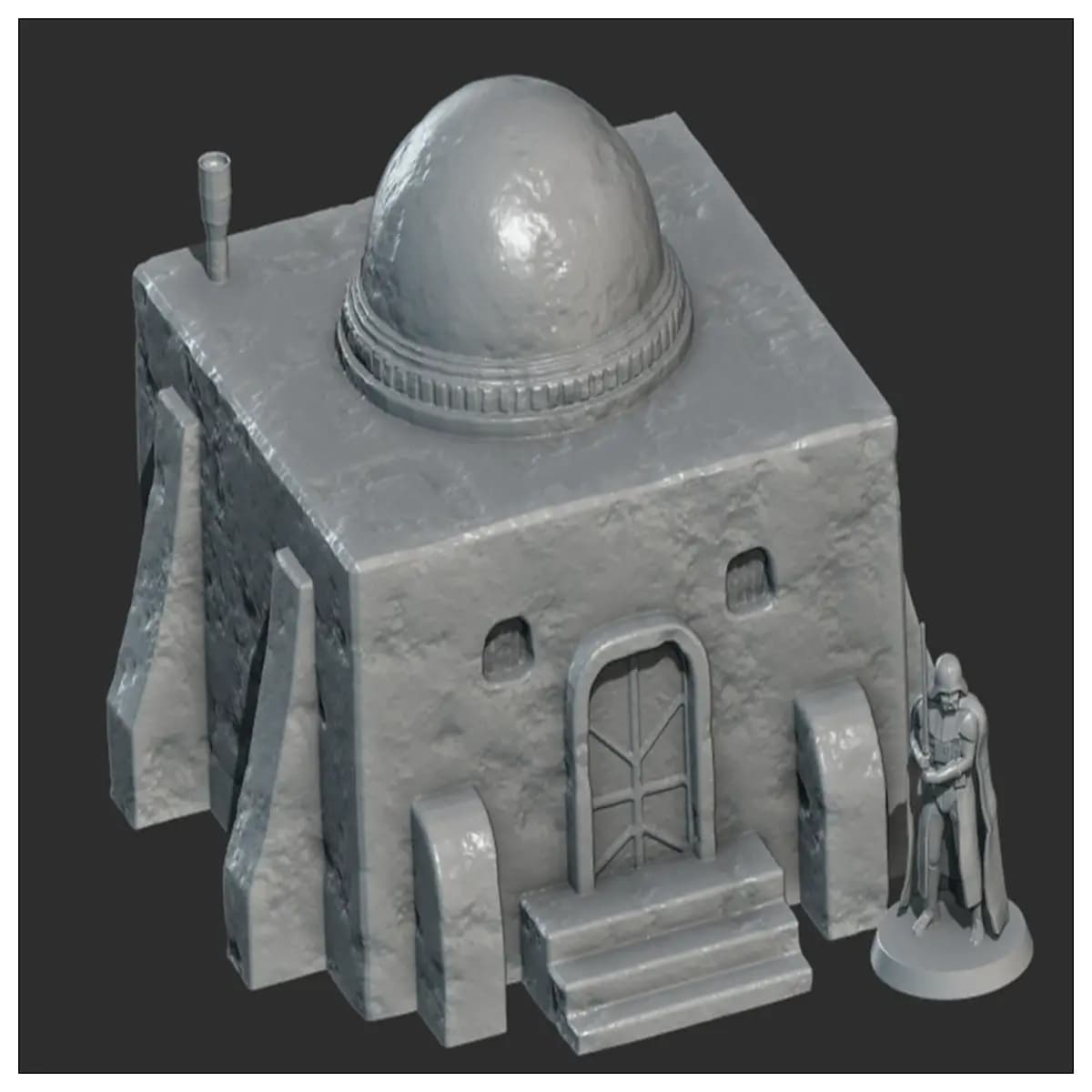 tatooine house terrain diorama scenery star desert base accessories