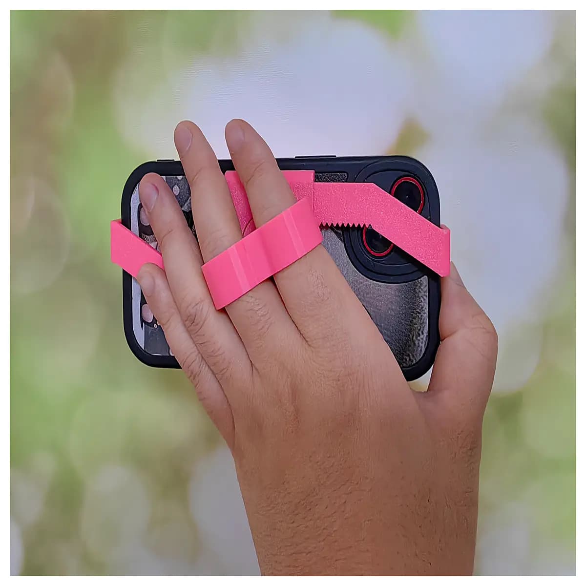 horizontal phone holder for watching movies bed handsfree tablet mount stable grip anti face hit video call accessory