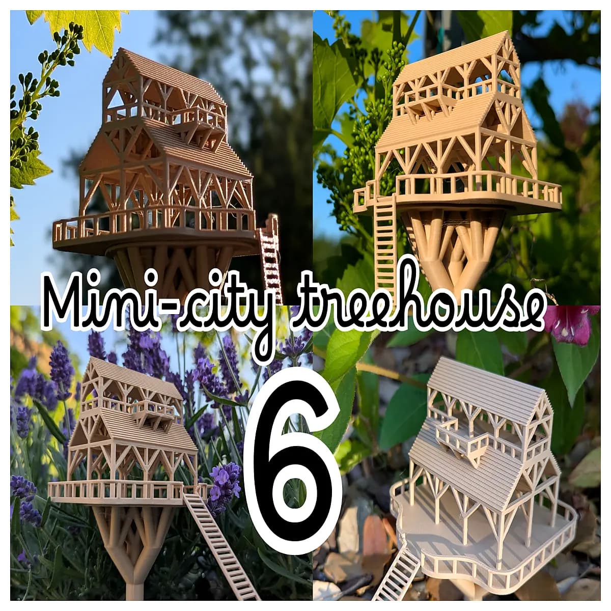 mini treehouse for kids indoor outdoor wooden fort with slide window camping toy garden shelter