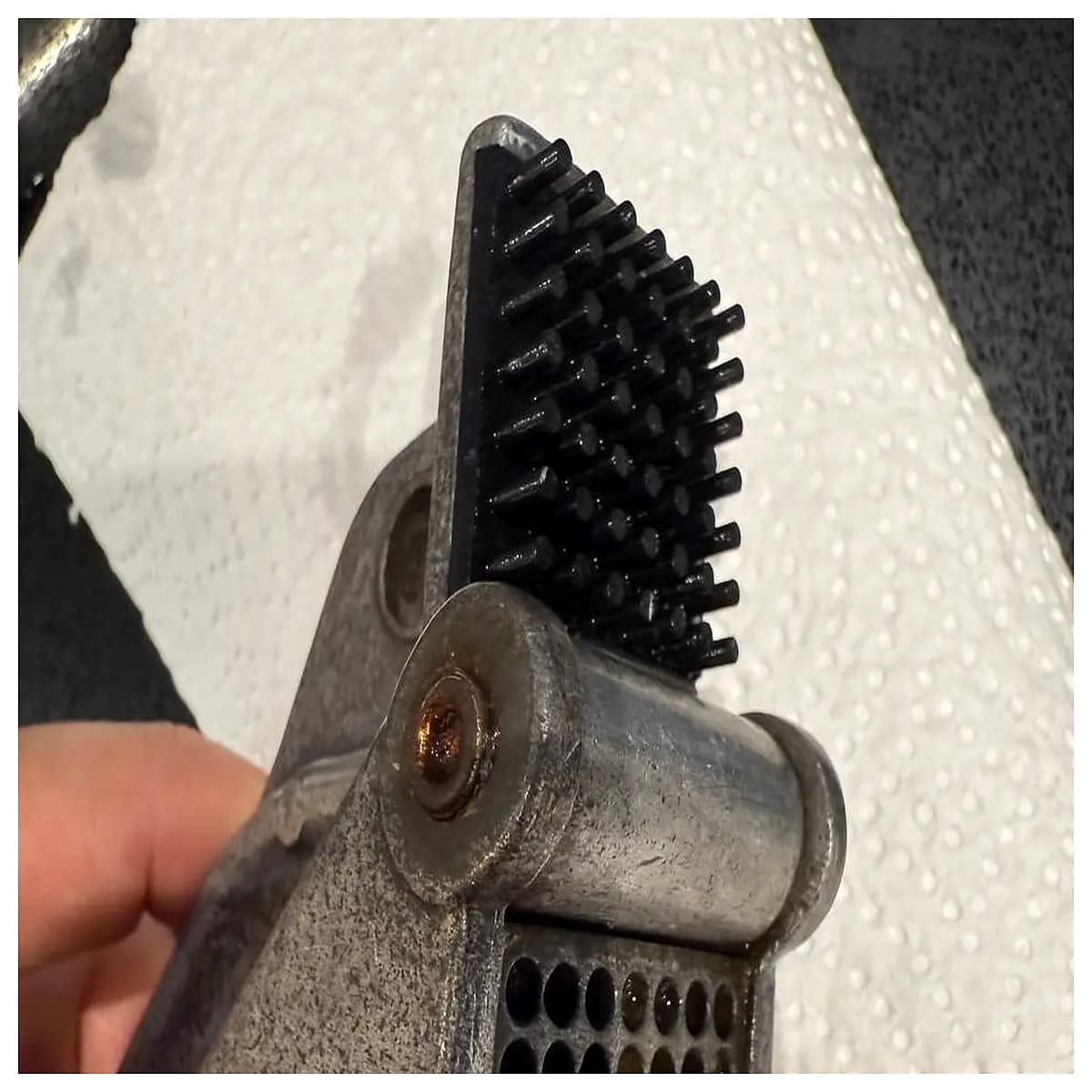 garlic press cleaning brush tool set stainless steel scraper for garlic crusher kitchen gadget