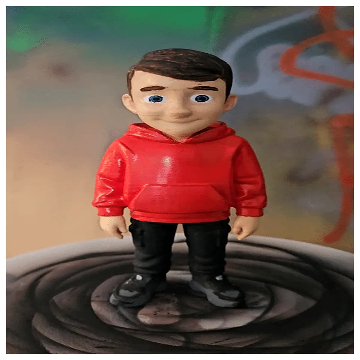 cute happy sweatshirt for boys cheerful graphic tee fun cartoon pullover joyful kid fashion bright colorful hoodies playful youth apparel