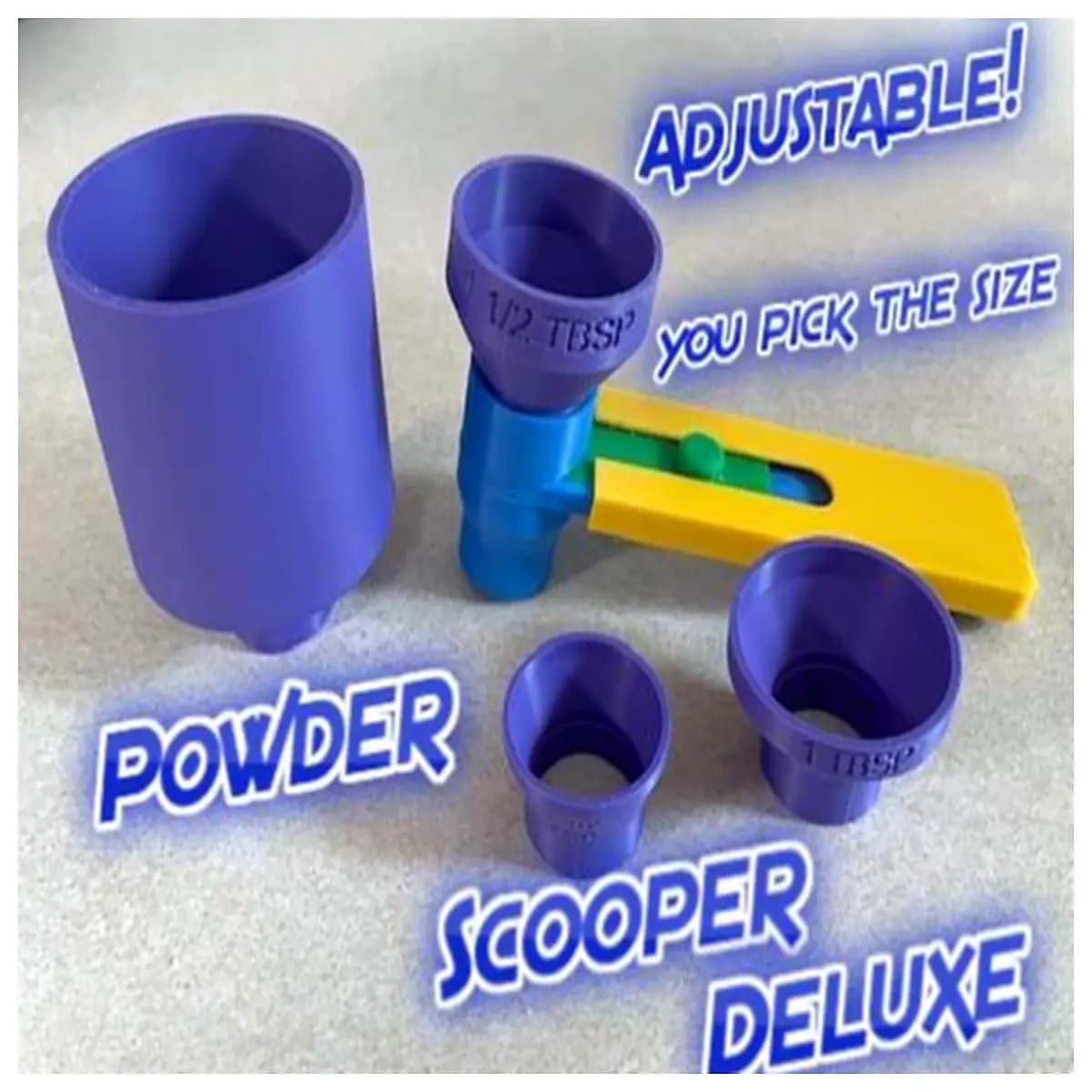 powder scoop set precision measuring spoon for protein coffee baking kitchen utensils stainless steel durable