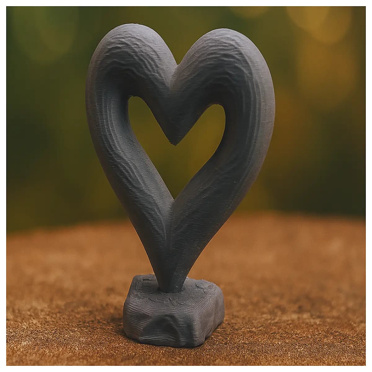 modern curved sculpture abstract metal art home decor living room accent piece romantic couples
