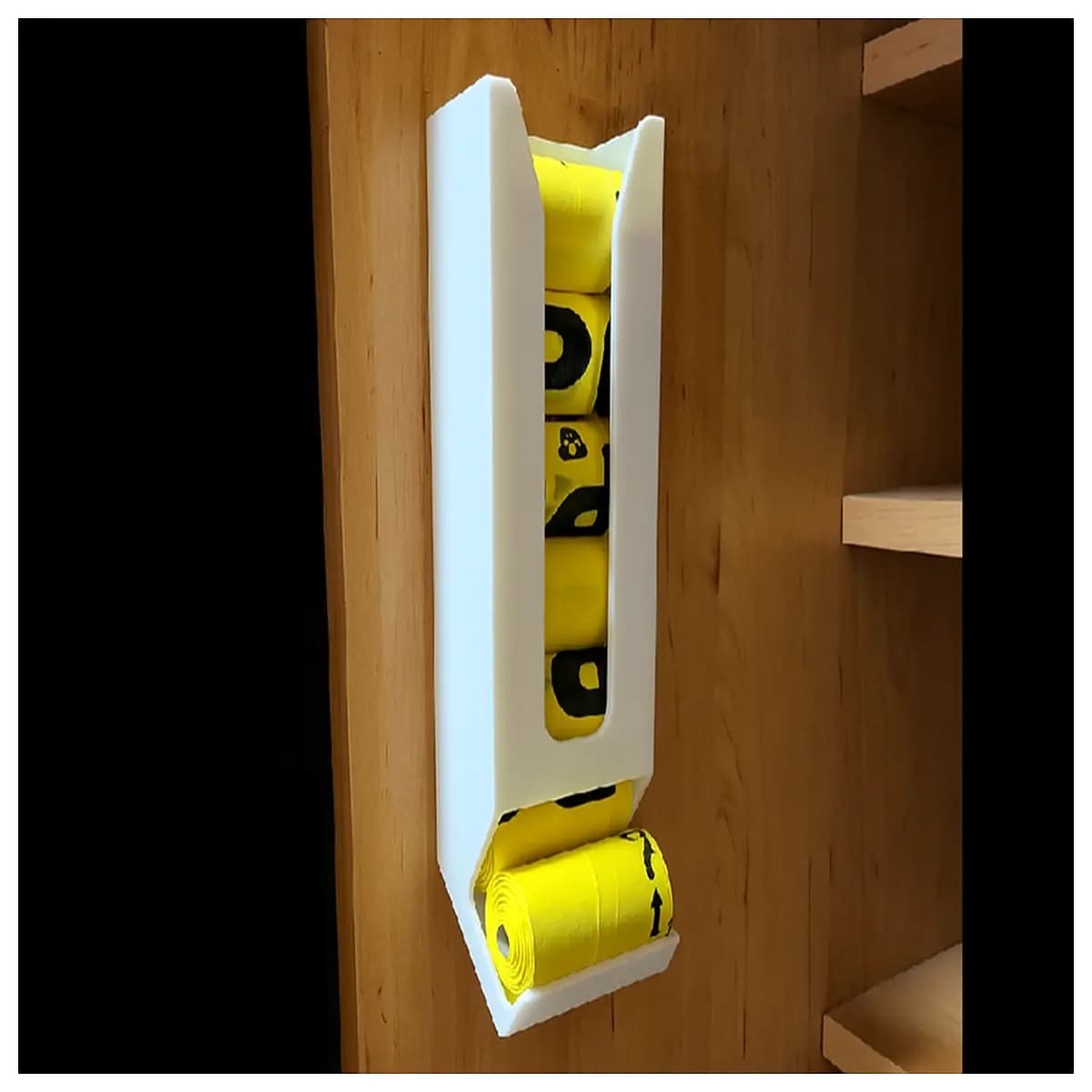 dog poop bag dispenser wall mount holder for trash can outdoor walking accessories duty waste bag dispenser with clip
