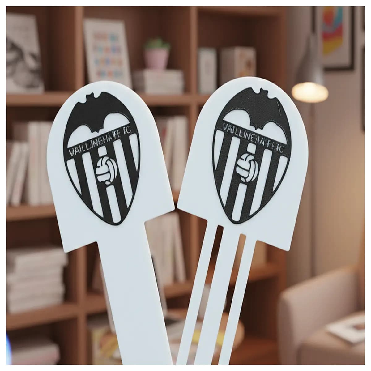 valencia cf bookmark metal fans reading accessory team supporter souvenir